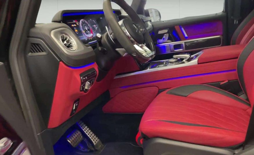 2022 Mercedes-Benz G63 AMG Red SR2 Leather Carbon