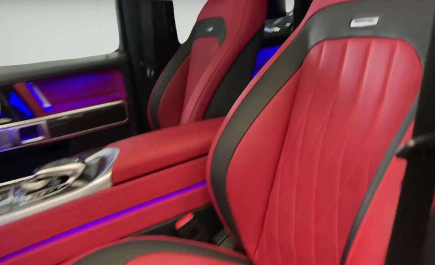 2022 Mercedes-Benz G63 AMG Red SR2 Leather Carbon